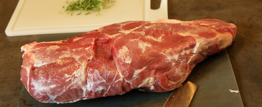 Vildsvinekød er næsten rødt som kalvekød